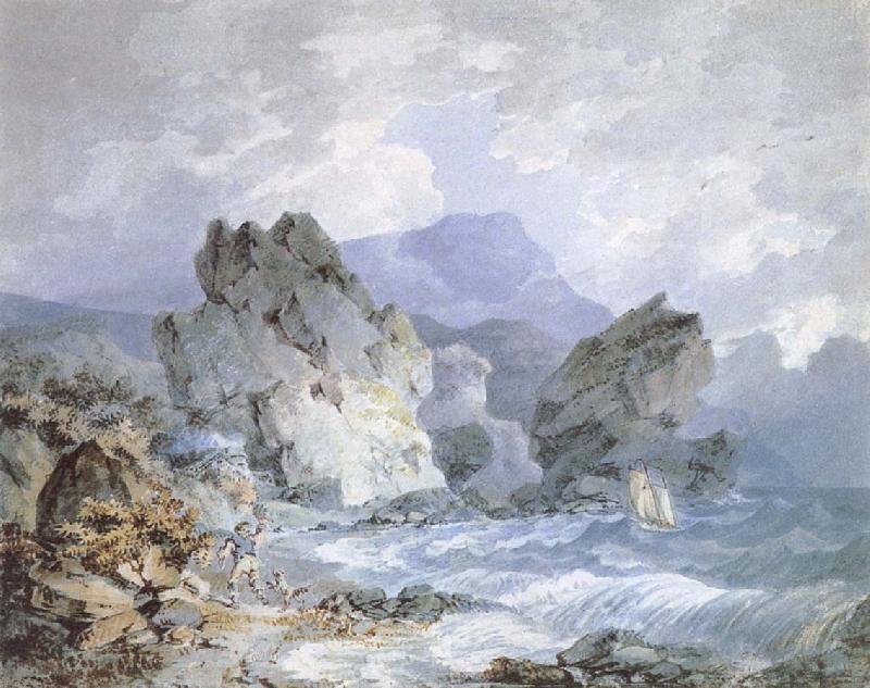 Joseph Mallord William Turner Landscape of Seashore Sweden oil painting art